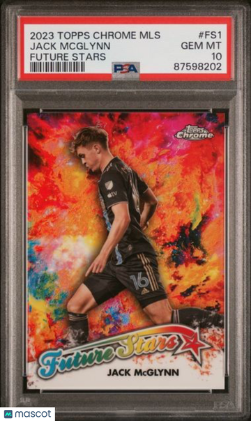 2023 Topps Chrome MLS Future Stars Jack Mcglynn #FS1 PSA 10