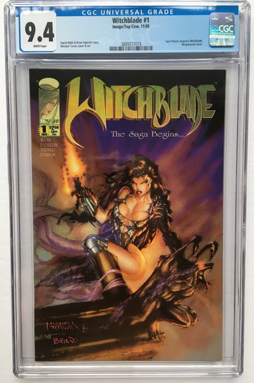 WITCHBLADE #1 CGC9.4 1st Appearance "THE SAGA BEGINS..." FREE S/H.