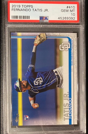 2019 Topps Series 2 Fernando Tatis jr Rc PSA 10