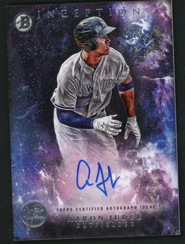 2016 Bowman Inception Aaron Judge #PA-AJUD Auto