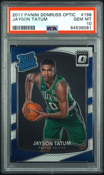 2017 Donruss Optic | Rookie Jayson Tatum | #198 | PSA 10