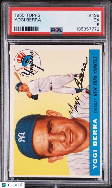 1955 Topps Yogi Berra #198 PSA 5