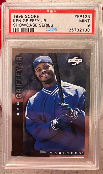 1998 score Ken Griffey jr showcase series psa 9
