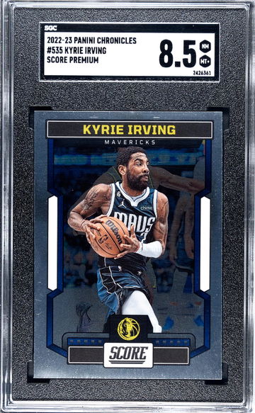 2022-23 Panini Chronicles #535 Kyrie Irving Score Premium SGC 8.5