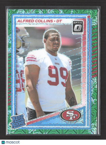 2025 Panini Donruss Optic Prizm Alfred Collins #237 Green Velocity /24