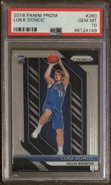 2018 Prizm Luka Doncic #280 Rookie RC PSA 10