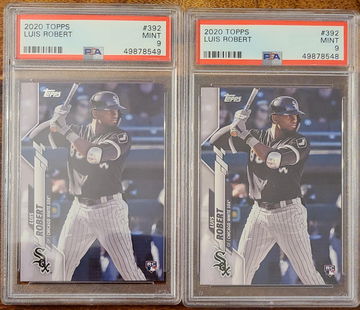 Luis Robert Topps Series 2 PSA 9 Lot of 2