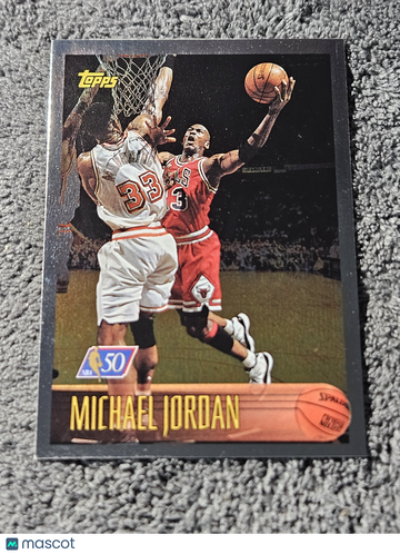1996 Topps Michael Jordan #139 NBA at 50 Foil