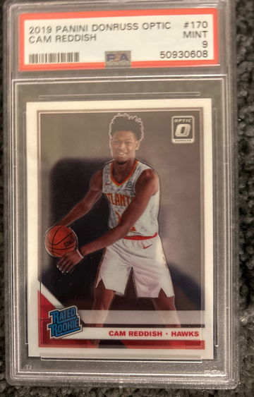 2019 Panini Prizm #170 Cam Reddish RC PSA 9