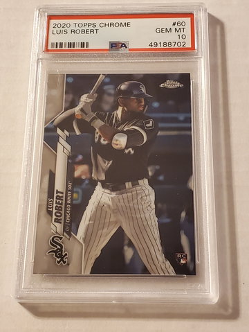 Luis Robert Topps Chrome PSA 10 RC