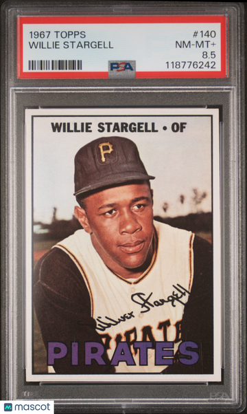 1967 Topps Willie Stargell #140 PSA 8.5
