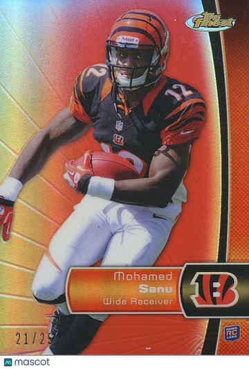 Mohamed Sanu 2012 Topps Finest Rookie Topps Cincinnati Bengals