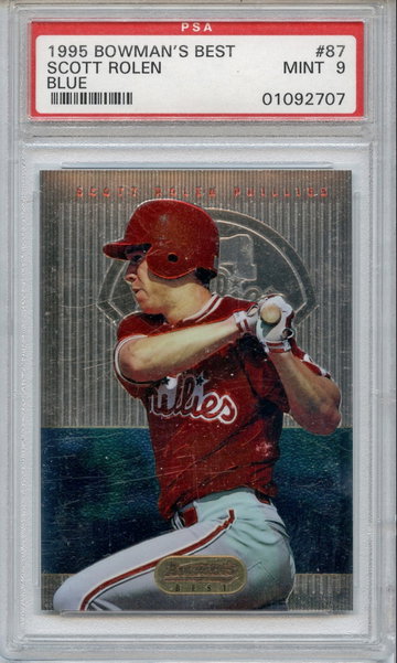 Scott Rolen 1995 Bowman's Best Rookie PSA 9