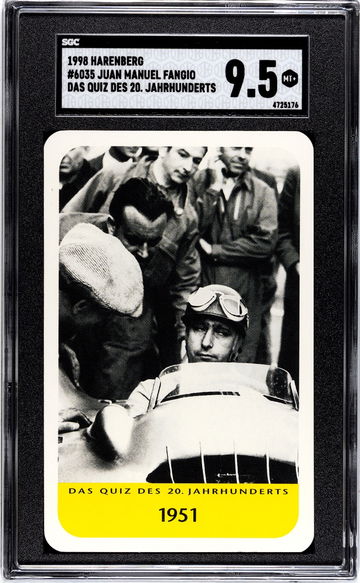 1998 Harenberg Jahrhunderts Juan Manuel Fangio Formula 1 F1 Ferrari  SGC 9.5 POP 2