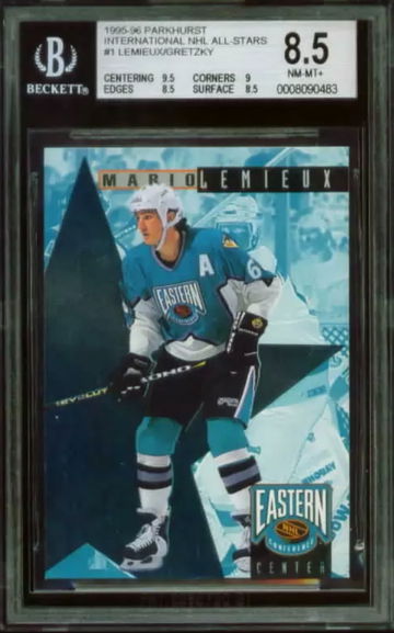 1995-96 Parkhurst International All Stars Gretzky Lemieux POP 1