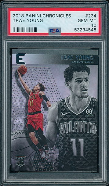 2018-19 Panini Chronicles Elite Trae Young #234 PSA 10 GEM MINT