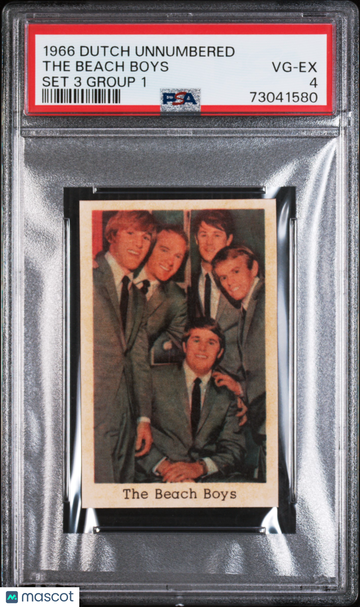 1966 Dutch Unnumbered Set 3 Group 1 The Beach Boys PSA 4
