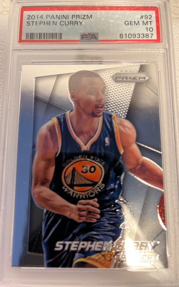 2014 Panini Prizm #92 Stephen Curry PSA 10