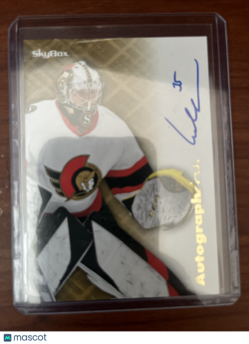 2023-24 Skybox E-X 2000 - Autographics Rookies Leevi Merilainen #AG-LM [None] Rookie