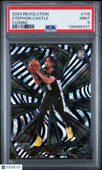 2024 Panini Revolution Stephon Castle #116 Cosmic PSA 9