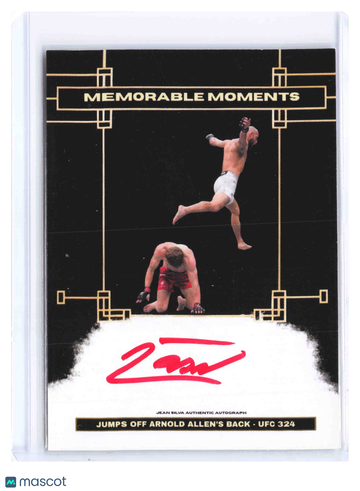 2024 Champions Collection Memorable Moments Jean Silva UFC MMA Auto #MM-JS