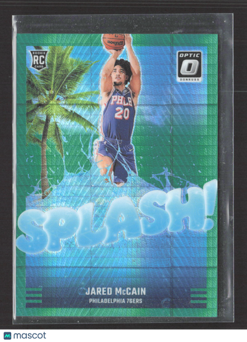 2025 Panini Donruss Optic Splash! Jared McCain #3 Green 149/249 RC