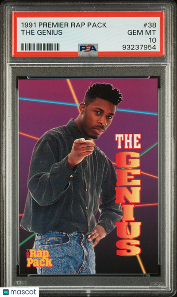 1991 Premier Rap Pack The Genius #38 PSA 10