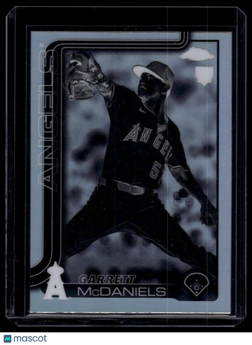 2025 Topps Chrome Update Garrett McDaniels #USC20 Negative Refractors RC