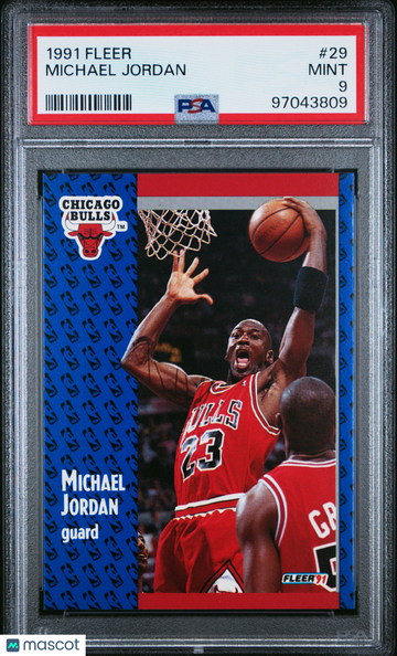 1991 Fleer Michael Jordan #29 PSA 9