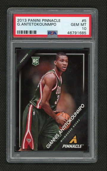 Giannis Antetokounmpo 2013 Panini Pinnacle PSA 10