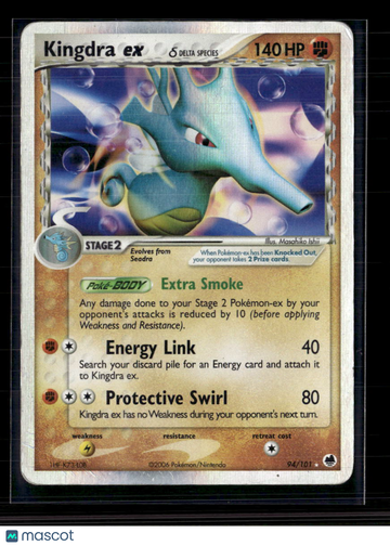 2006 EX Dragon Frontiers Kingdra EX Holo Rare #94/101