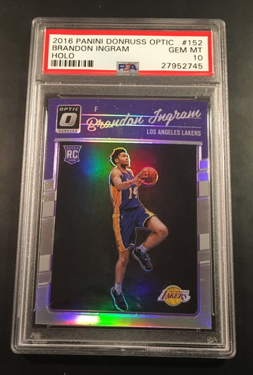 Brandon Ingram Optic Holo Rookie PSA 10