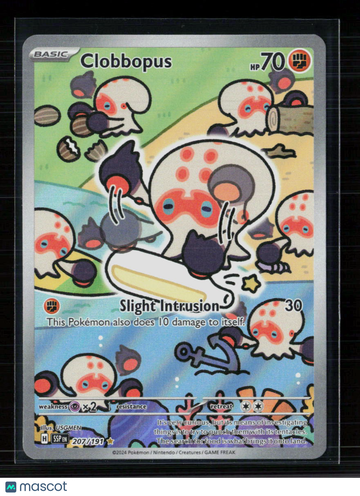 Pokemon 2024 Surging Sparks Clobbopus #207/191