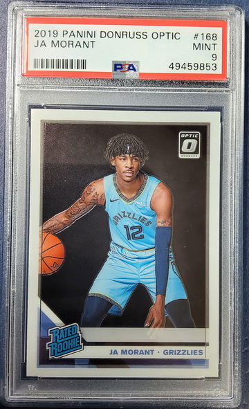 Ja morant 2019 optic rookie mint 9