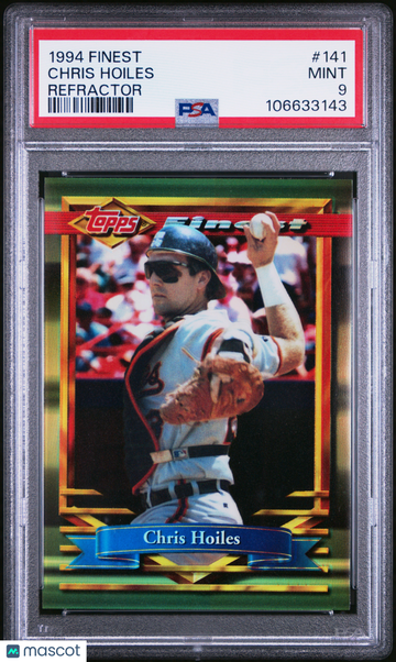 1994 Finest Chris Hoiles #141 Refractor PSA 9