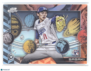 2025 Topps Chrome Planetary Pursuit Roki Sasaki #P-15 RC