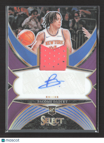2025 Panini Select Prizm Pacôme Dadiet #RJA-DAD /99 RC Memorabilia
