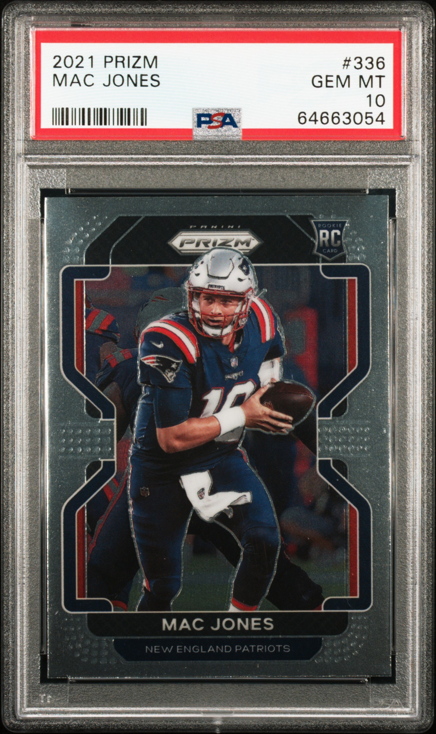 2021 Panini Prizm  Mac Jones #336  PSA 10