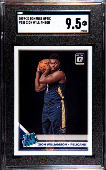2019-20 Donruss Optic Zion Williamson SGC