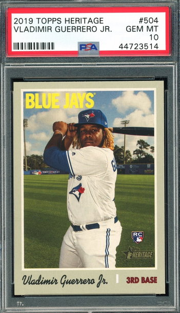 Vladimir Guerrero Jr. 2019 Topps Heritage Rookie