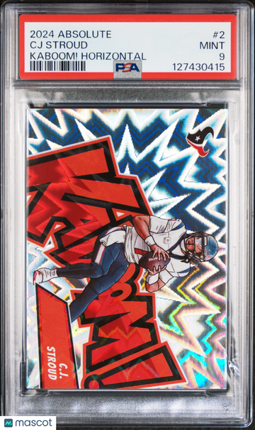 2024 Panini Absolute Kaboom! Horizontal CJ Stroud #2 PSA 9