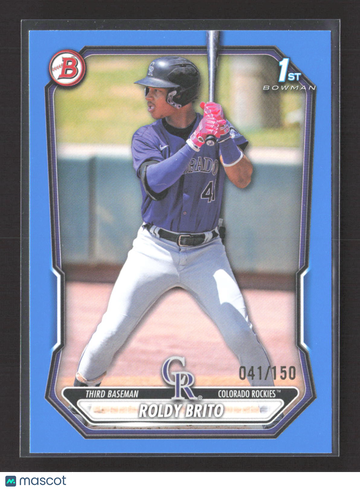 2024 Bowman Roldy Brito #BP-21 Blue Paper /150