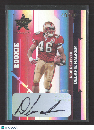 2006 Leaf Rookies & Stars Longevity Delanie Walker #231 /40