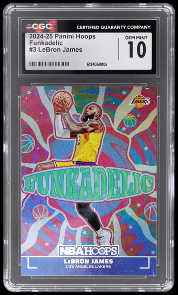 2024 Hoops Lebron James Funkadelic CGC 10