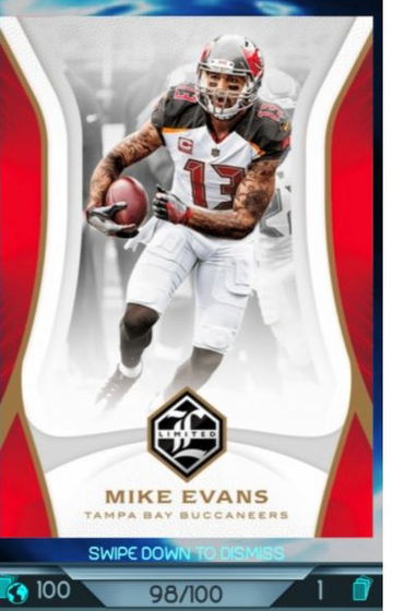 Panini Blitz Mike Evans Limited /100