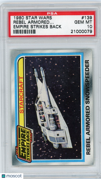 1980 Star Wars Empire Strikes Back Rebel Armored.. . #139 PSA 10