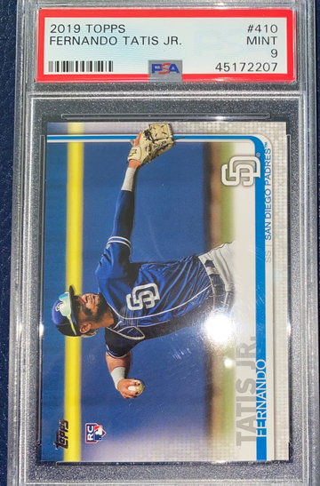 Fernando Tatis 2019 Topps Series 2 #410 Rookie PSA 9