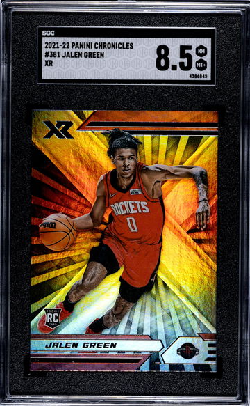 2021-22 Panini Chronicles #381 Jalen Green Xr SGC 8.5