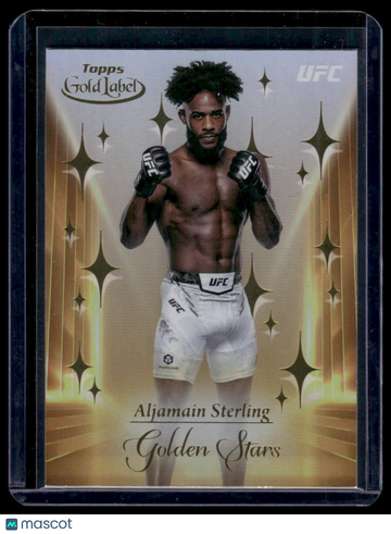 2024 Topps Gold Label UFC Aljamain Sterling #GS-8 Golden Stars