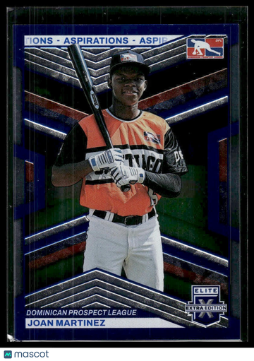 2023 Panini Elite Extra Edition Andy Matos #198 Aspirations Blue SN